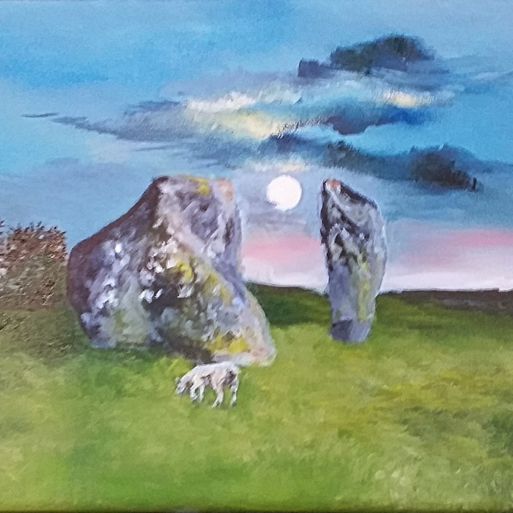 Moon at Avebury