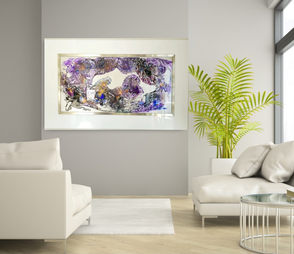 Purple Reign (XL Acrylic Glass Centrepeice)