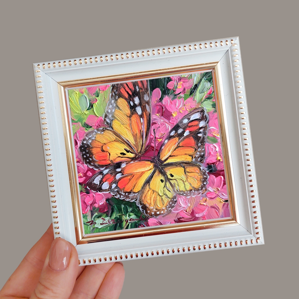 Two Butterfly art oil painting