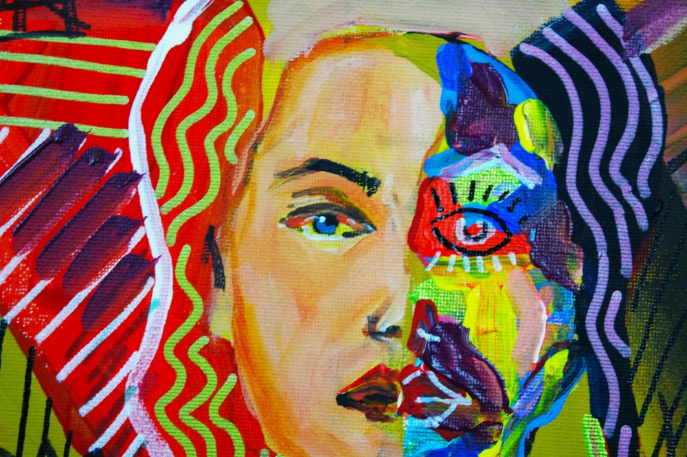 Abstract Portrait Madonna 764