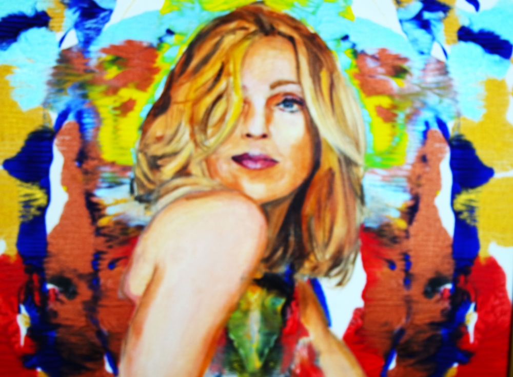 Abstract Portrait Madonna 854