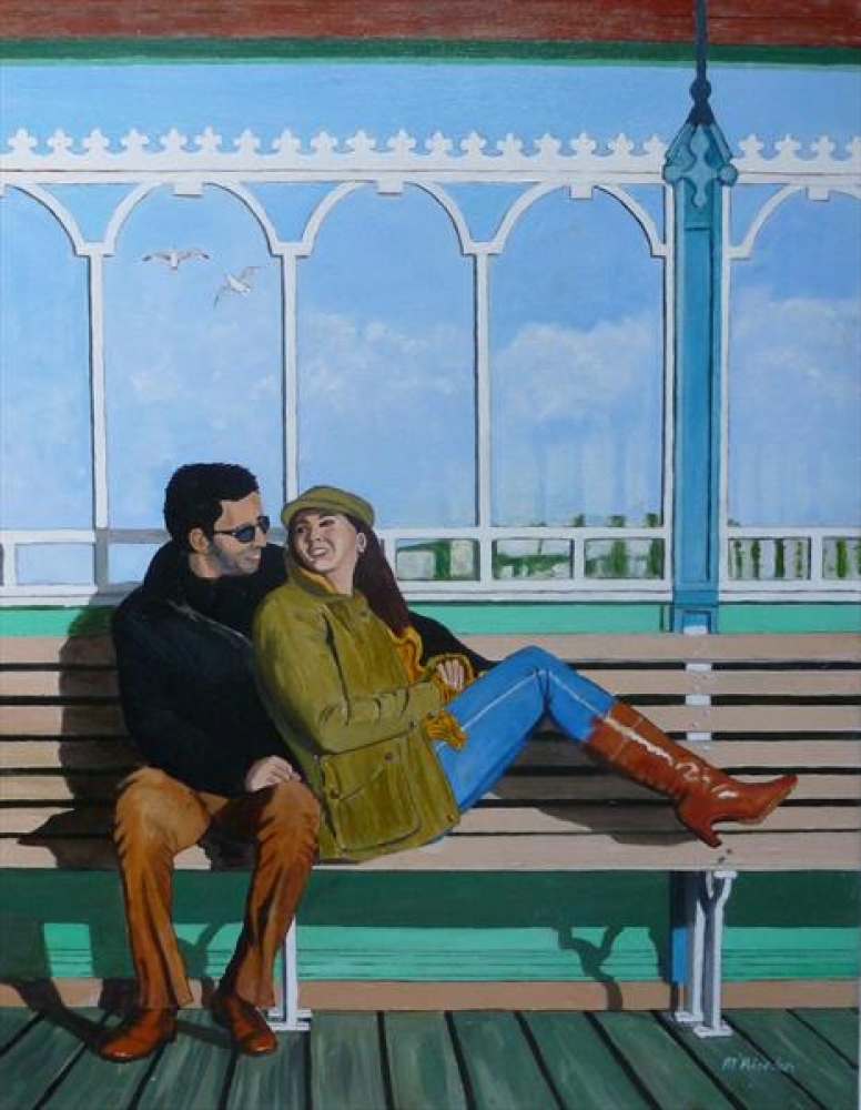 COUPLE ON THE PIER