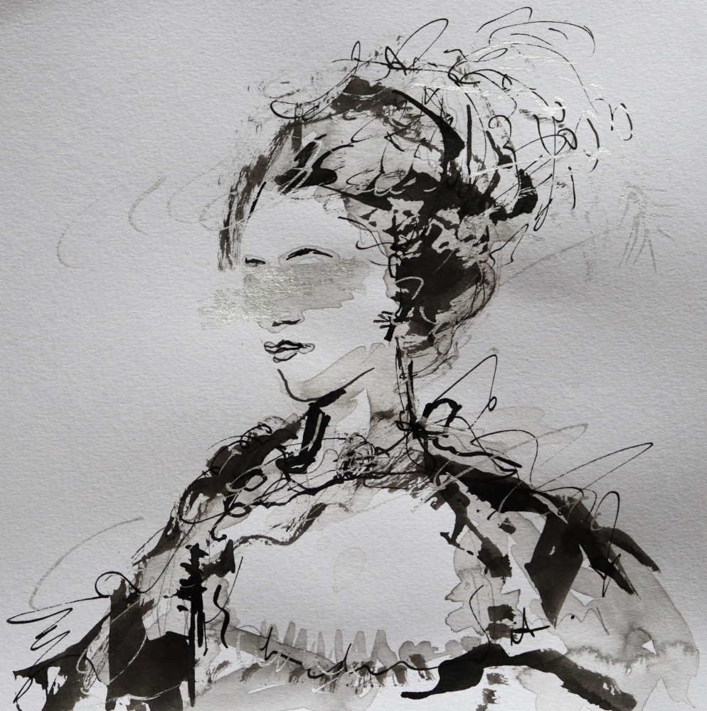 Ink Drawing Portrait Series 15