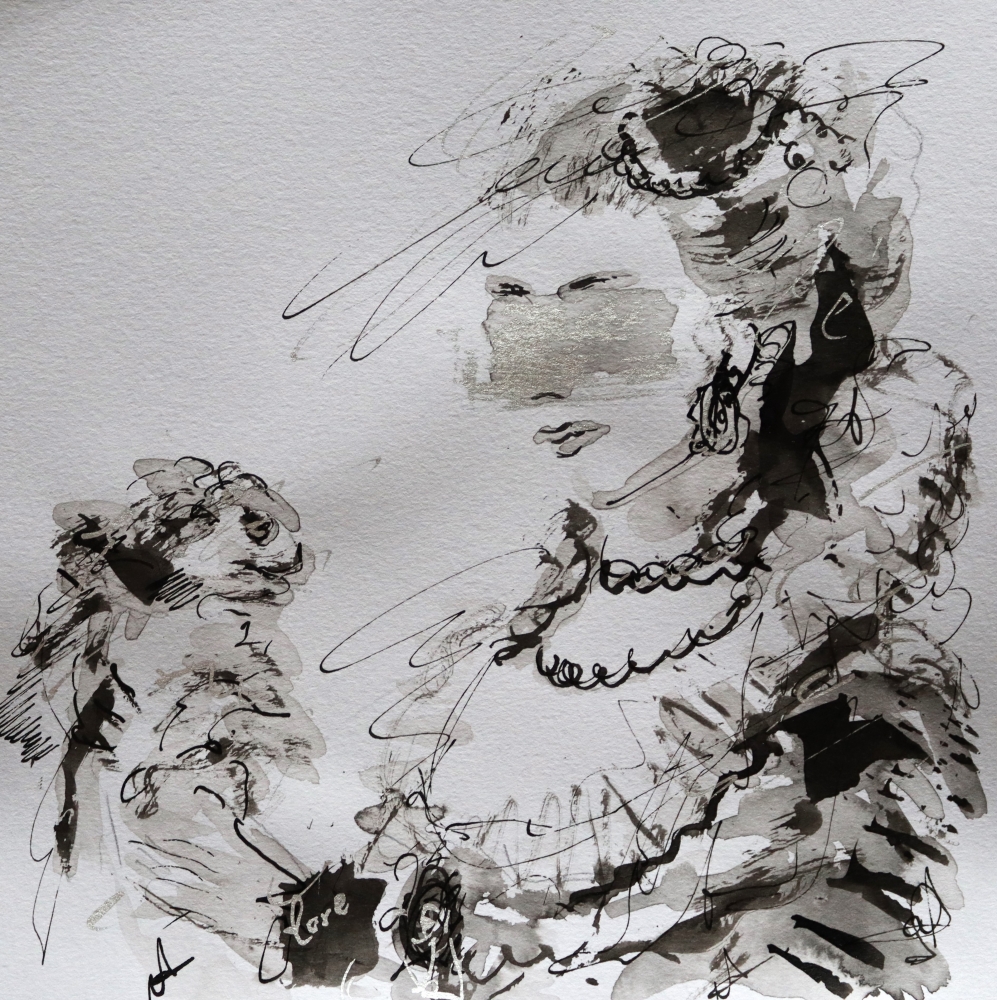 Ink Drawing Portrait Series 16