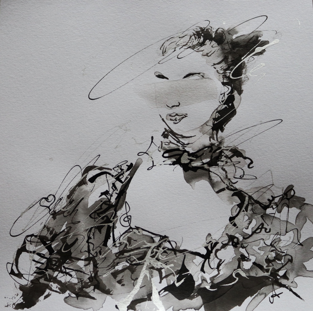 Ink Drawing Portrait Series 17