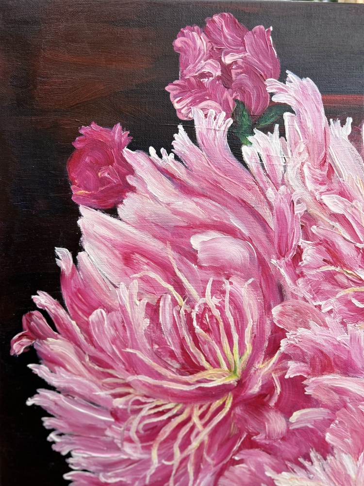 Pink Peonies by Elena Ciobanica