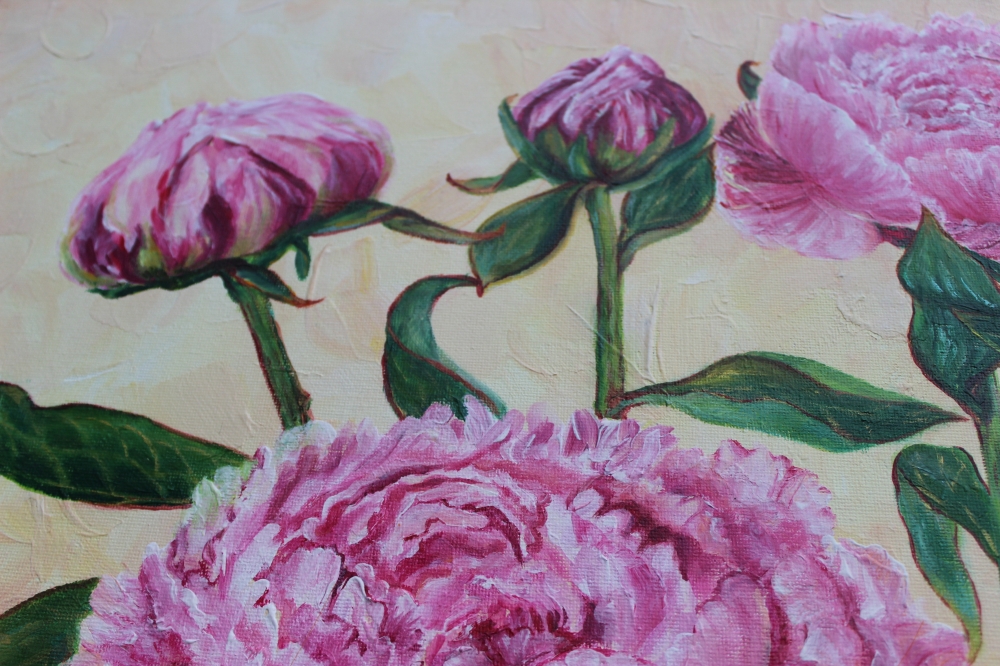 Five Peonies by Elena Ciobanica