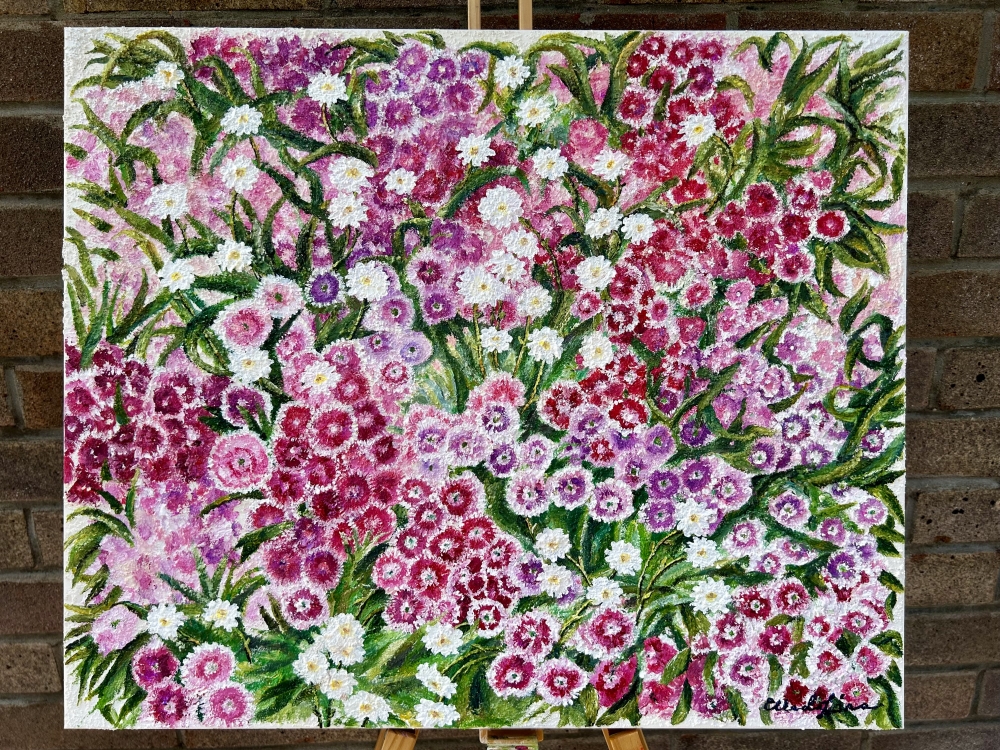 Sweet William multi floral by Elena Ciobanica