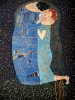 \"The Kiss in blue\" (A free copy ) Gustav Klimt