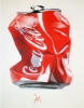 Crushed Coke (on a box canvas).