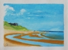 Embleton Beach 1, tiny canvas