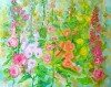 Hollyhocks