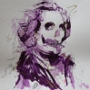 Purple skull