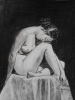 DRAWING OF SEATED NUDE NO. 4