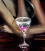 Woman with a Pink Cocktail