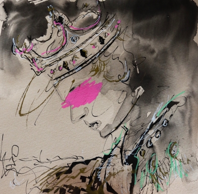 Ink Drawing Portarit Series 22