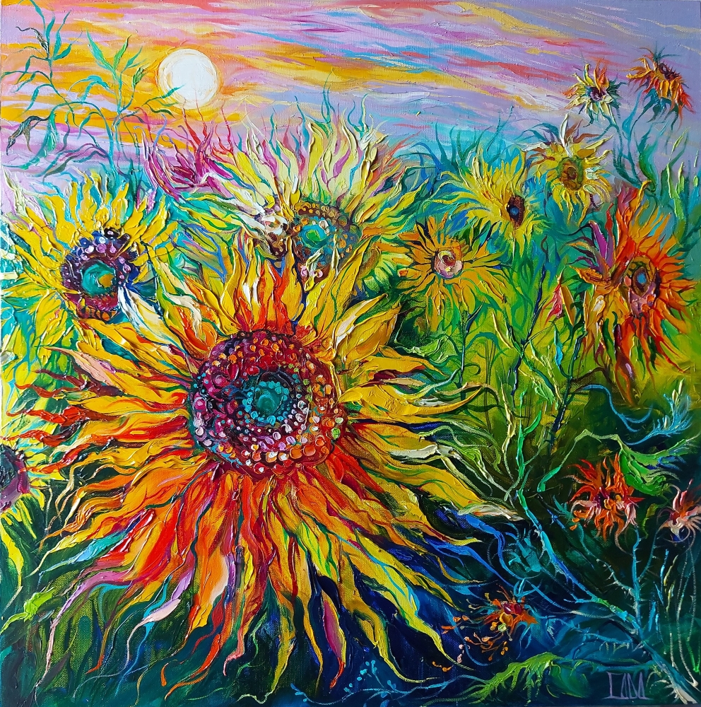 Sunflowers field