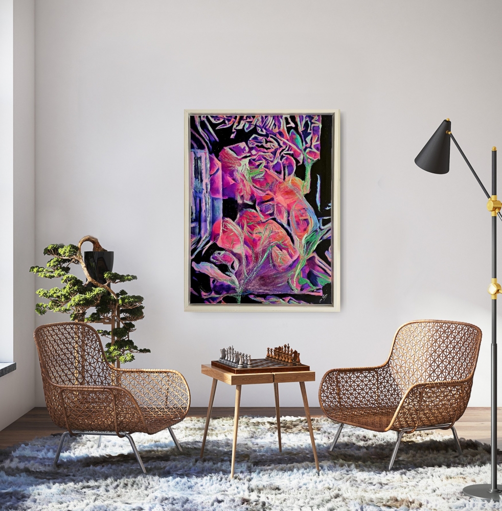 Window To Zen (XL Framed Canvas)