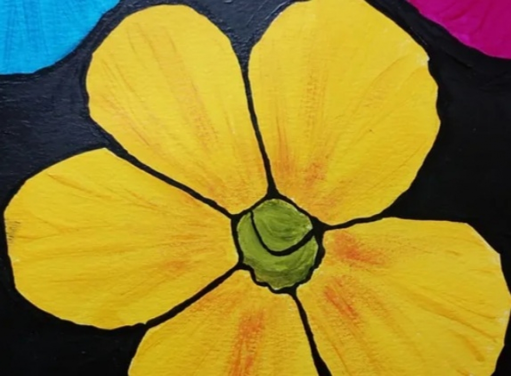 Of Course I can Paint Flowers