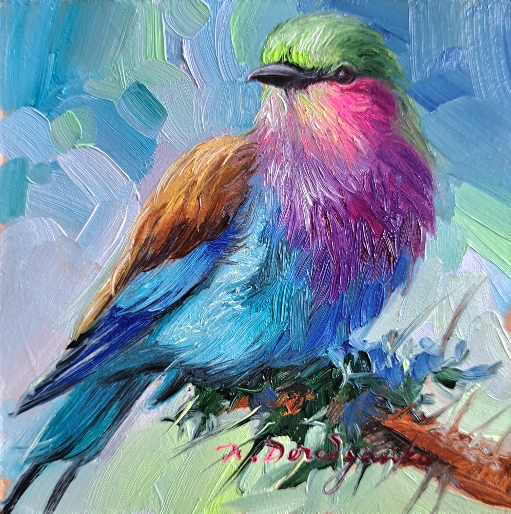 Bird painting original