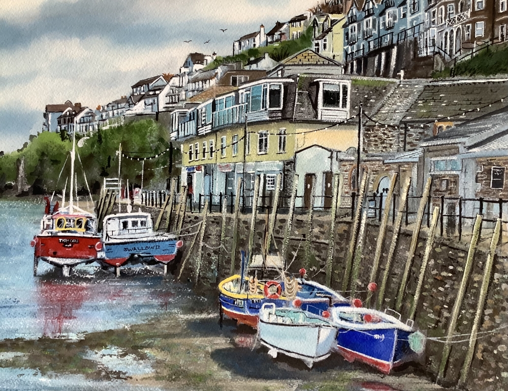 Low tide at Looe, cornwall