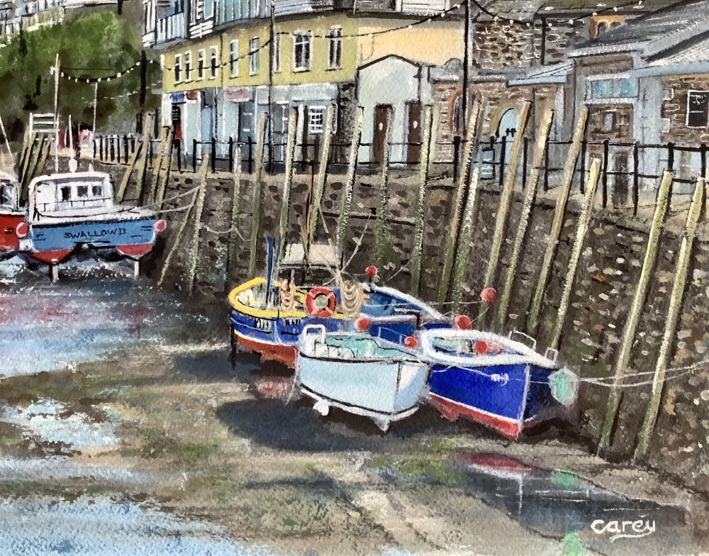 Low tide at Looe, cornwall