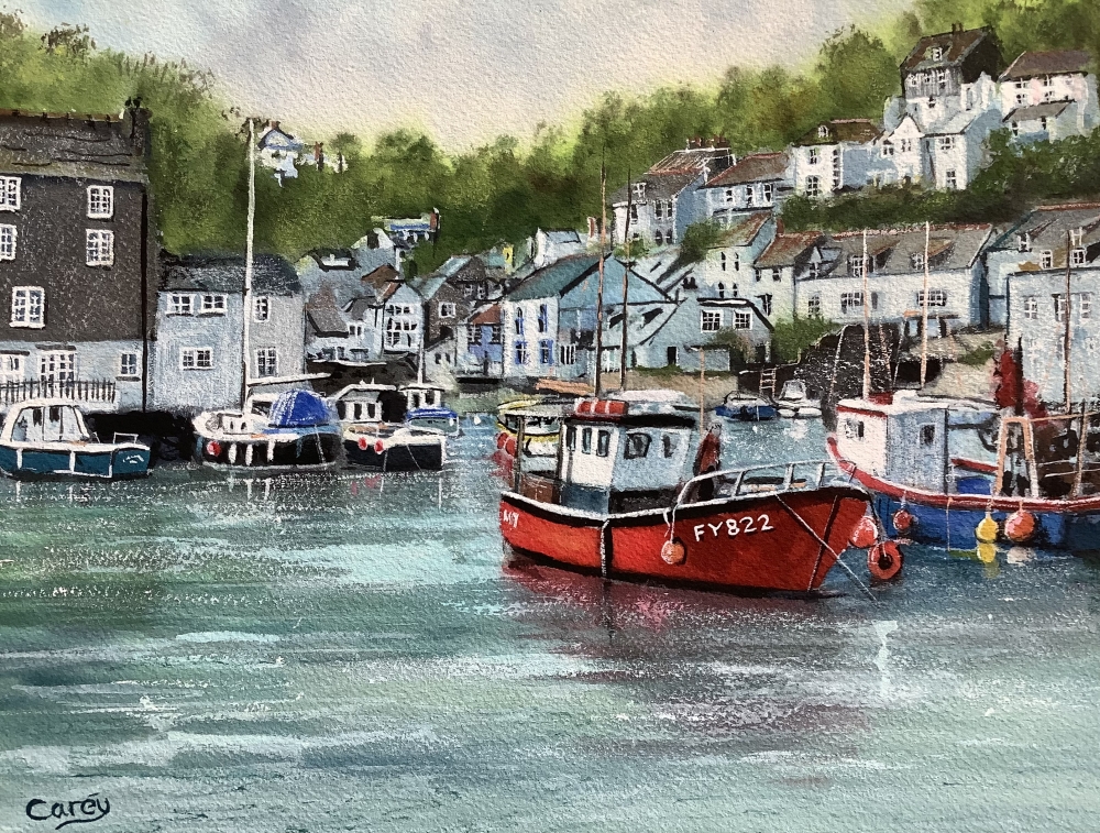 The harbour at Polperro, Cornwall