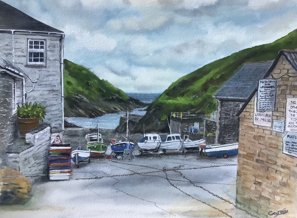 The Harbour, at Portloe Cornwall 