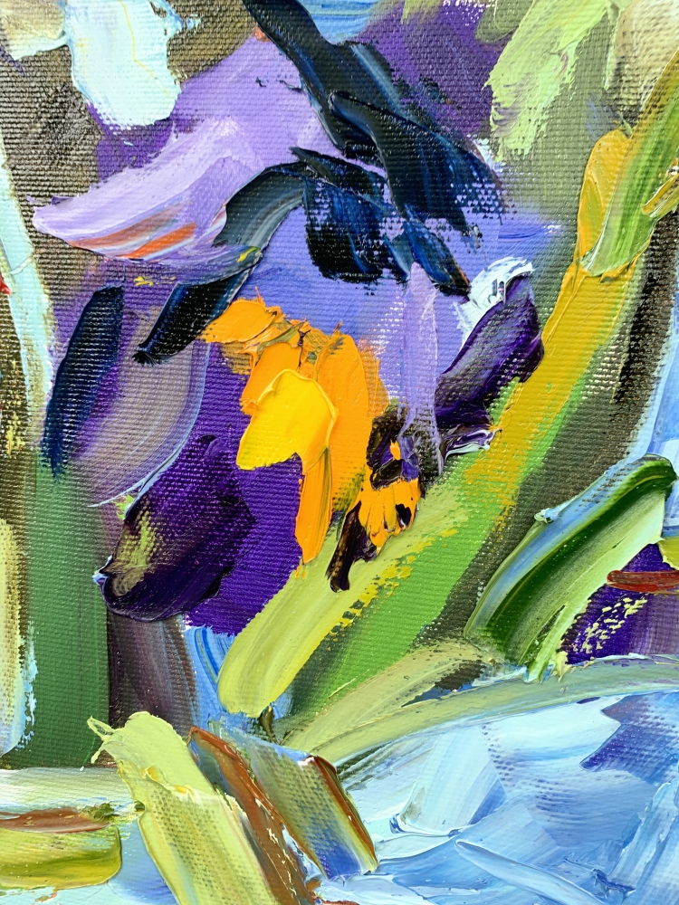 Irises flowers.