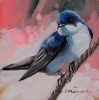 ORIGINAL painting Swallow