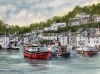 The harbour at Polperro, Cornwall