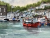 The harbour at Polperro, Cornwall