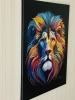 ROARSOME NEON LION FACE FRONT