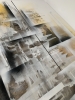 Large Abstraction. shades of brown with ochre nuances Painting