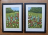 Flowers in the Landscape Diptych