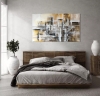 Large Abstraction. shades of brown with ochre nuances Painting