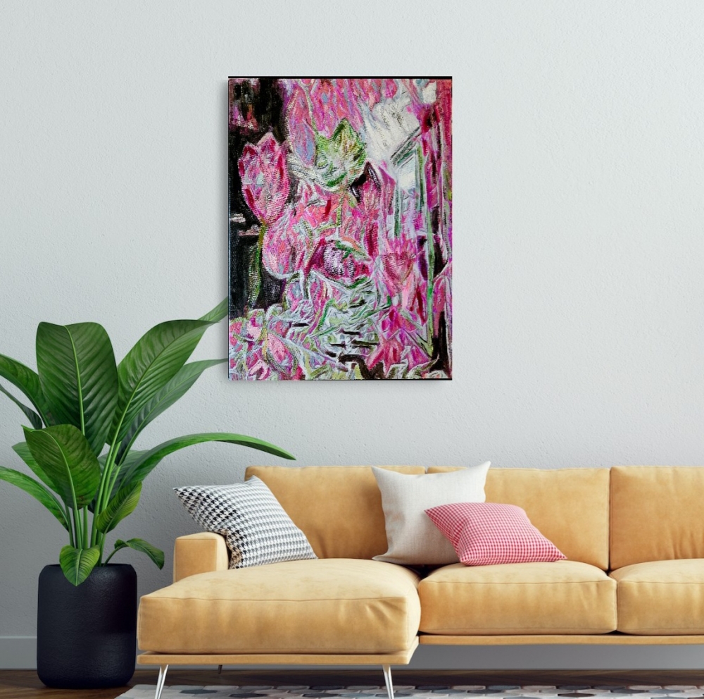 Fantasy Garden ( large canvas)