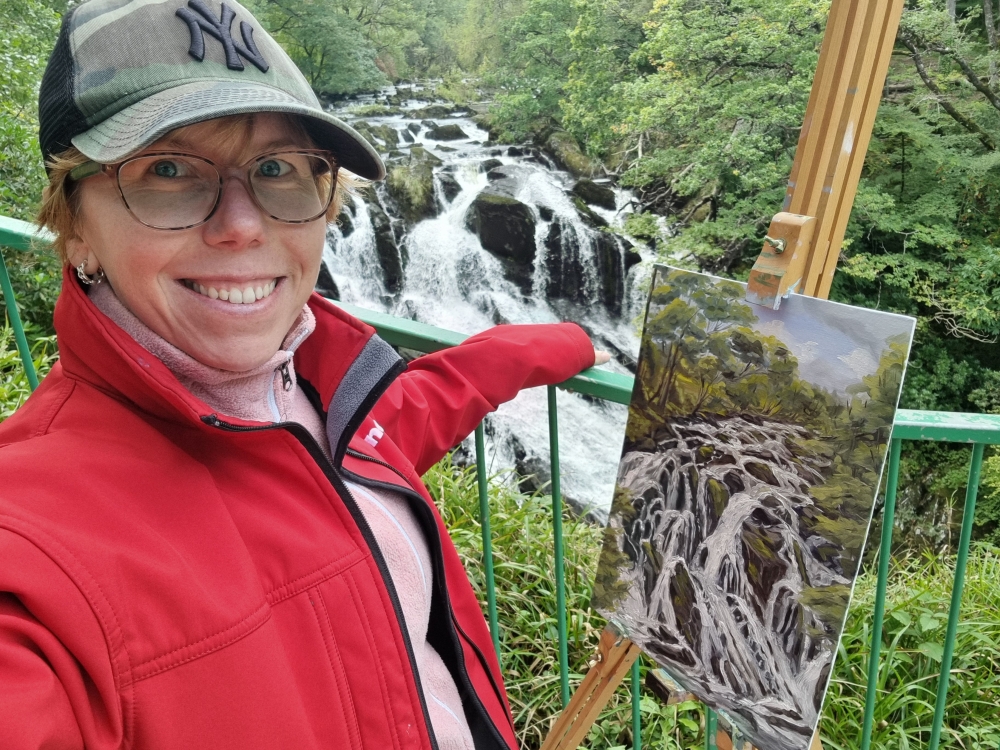 Rhaeadr Ewynnol/ Swallow Falls Waterfall