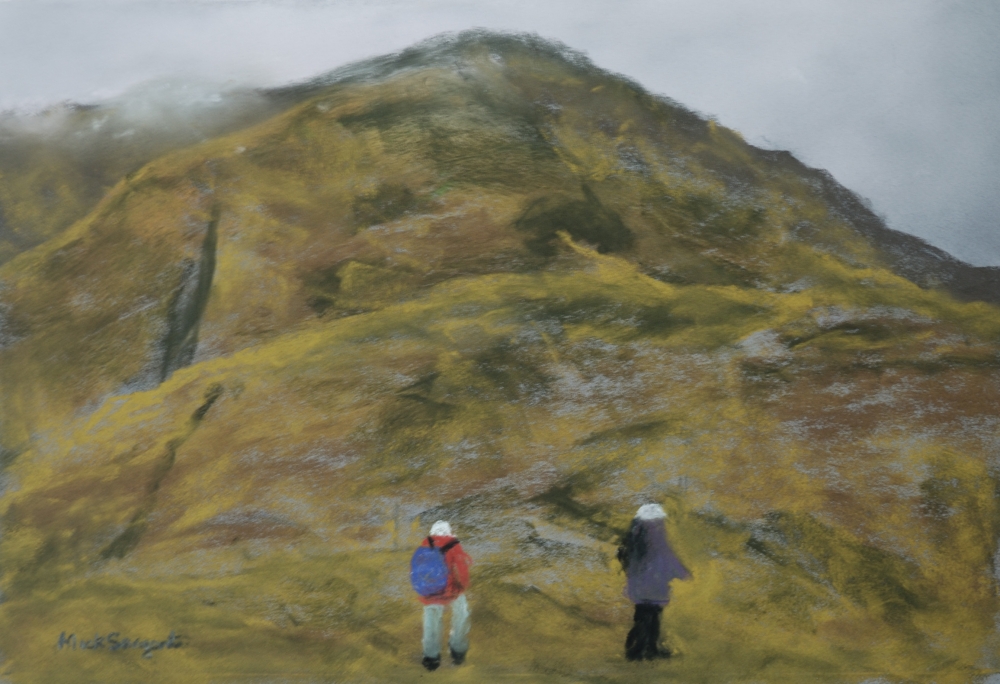 Nearing the Summit of Wetherlam