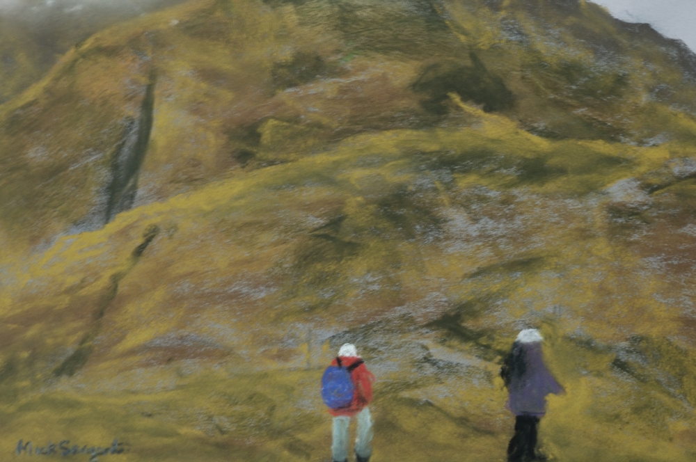 Nearing the Summit of Wetherlam