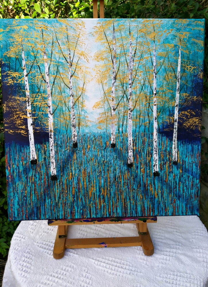 Forest of Golden Blue Dreams