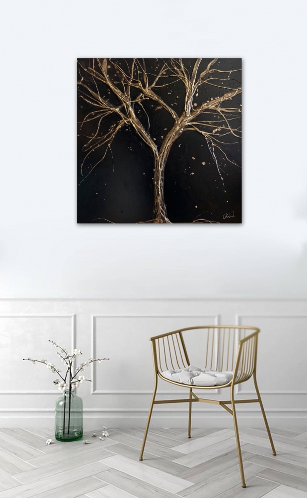 Black Gold and Bronze Tree