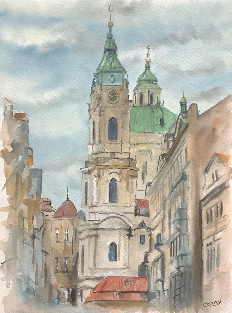 St Nicholas Church in Prague, Czech Republic.