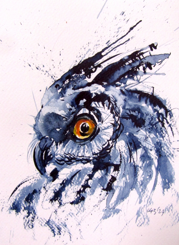 Owl portrait 2