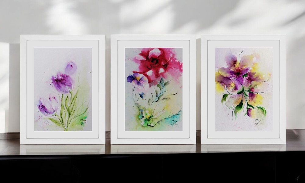 Flower Triptych