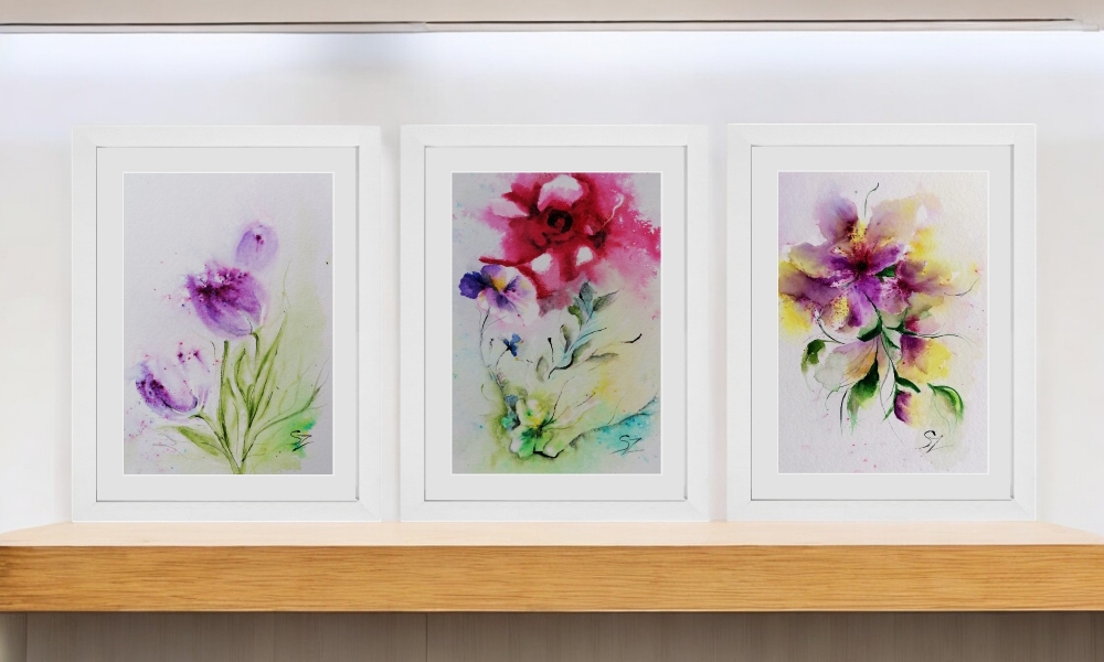 Flower Triptych