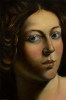 DETAIL STUDY OF ST CATHERINE OF ALEXANDRIA BY CARAVAGGIO