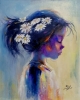 Girl with Daisies