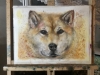 Shiba Inu painting 