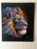 ROARSOME NEON LION FACE SIDE